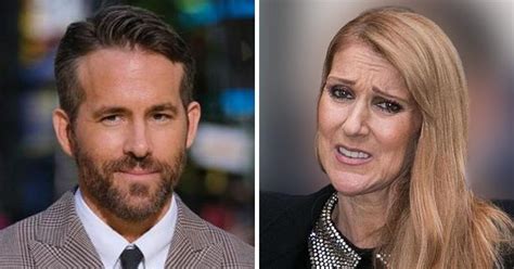 ryan reynolds letter to celine dion